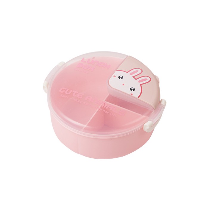 Ланчбокс «Cute animals», pink (1000 ml) 