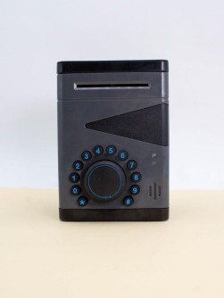 Копилка-сейф электронная "Designer", black (18x13 см)