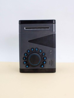 Копилка-сейф электронная "Designer", black (18x13 см)