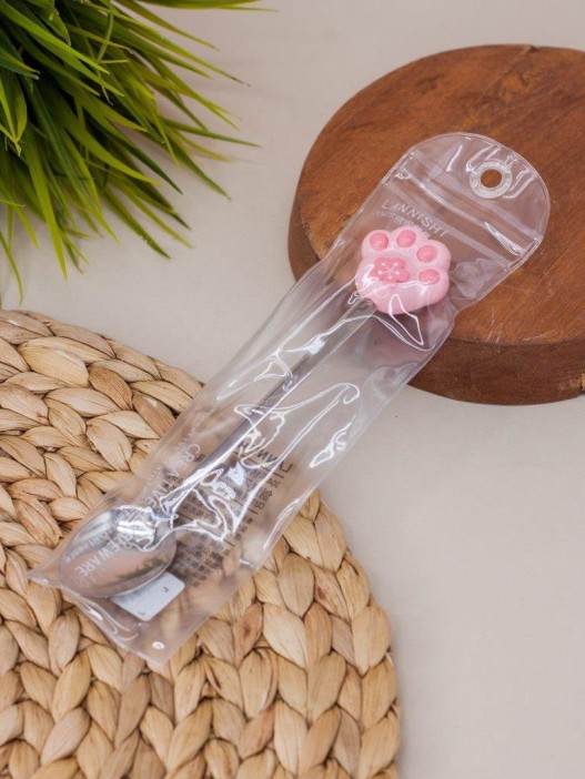 Ложка десертная &quot;Pink paw&quot; 