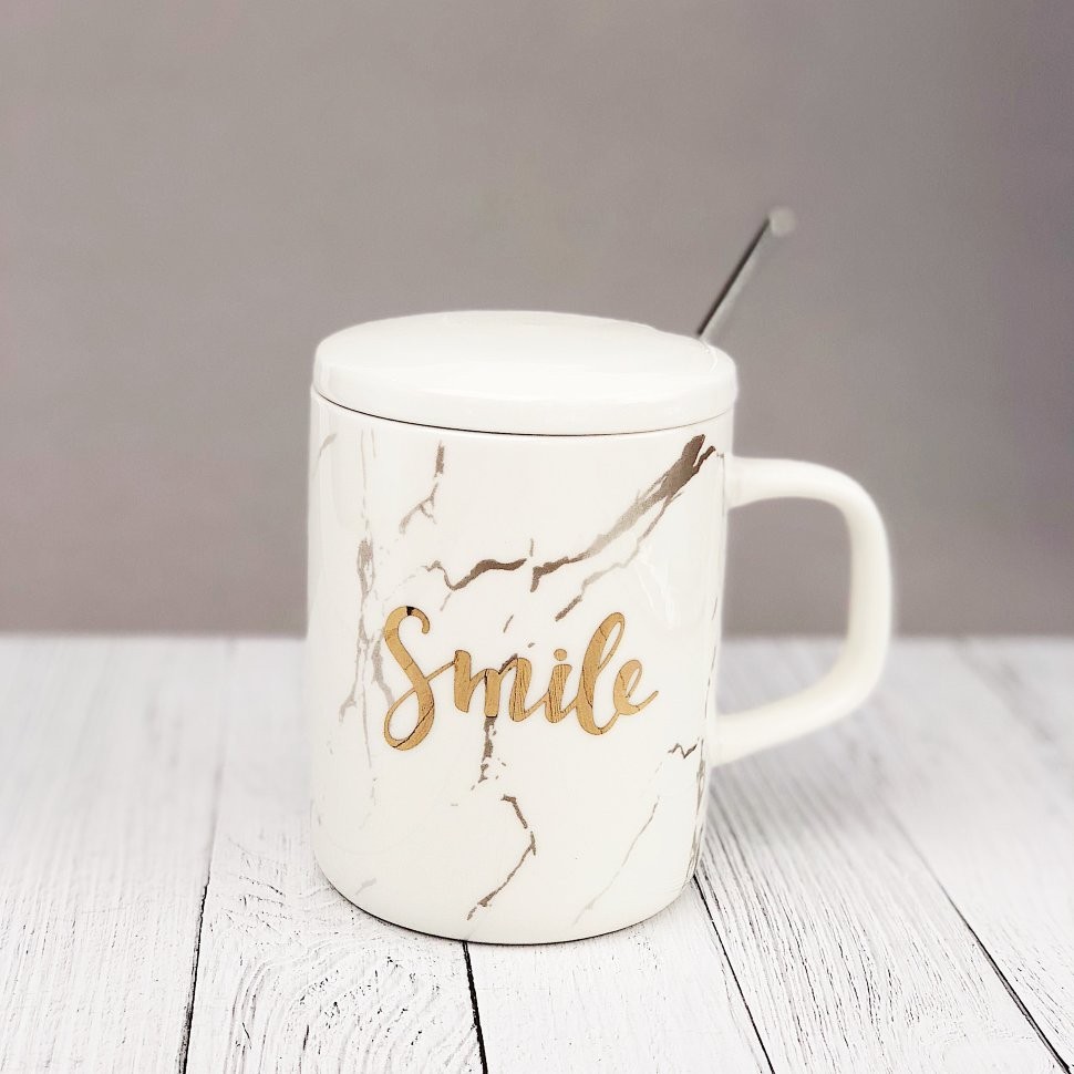 s332 Кружка "Smile", white (410ml)