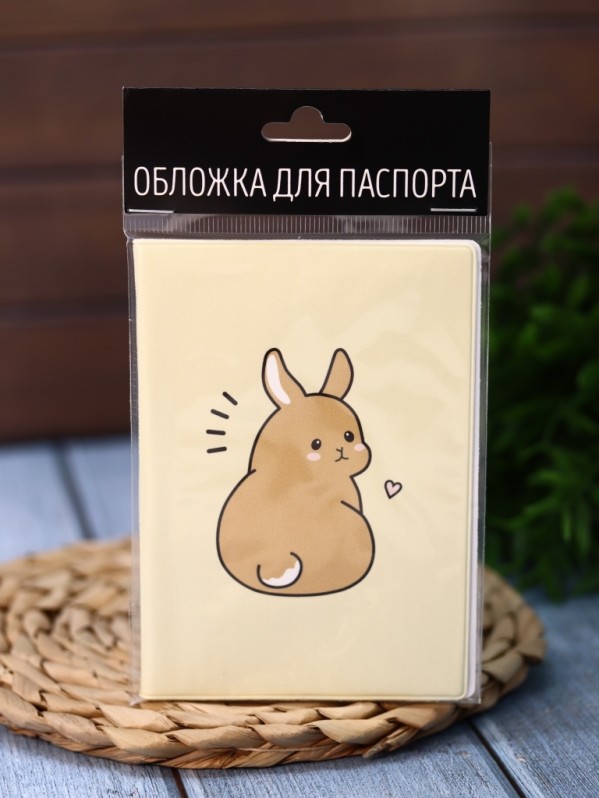 Обложка для паспорта Аниме "Заяц"