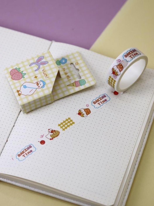 Декоративный скотч &quot;Duck strawberry&quot; 