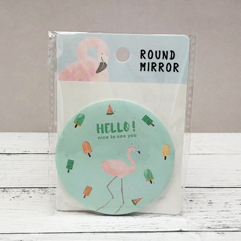 Зеркало &quot;Hello Flamingo&quot; blue 