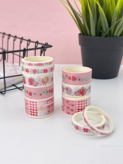 Набор декоративного скотча 10 шт. "Food stories", girl