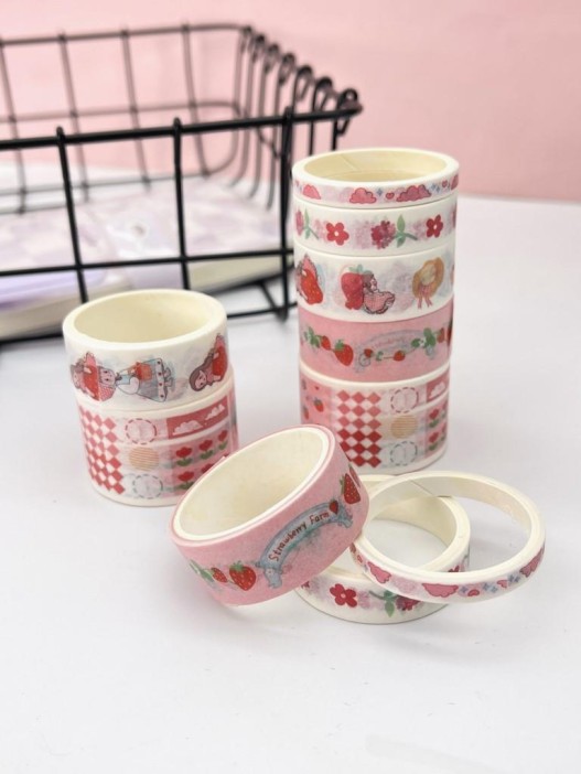 Набор декоративного скотча 10 шт. &quot;Food stories&quot;, girl 