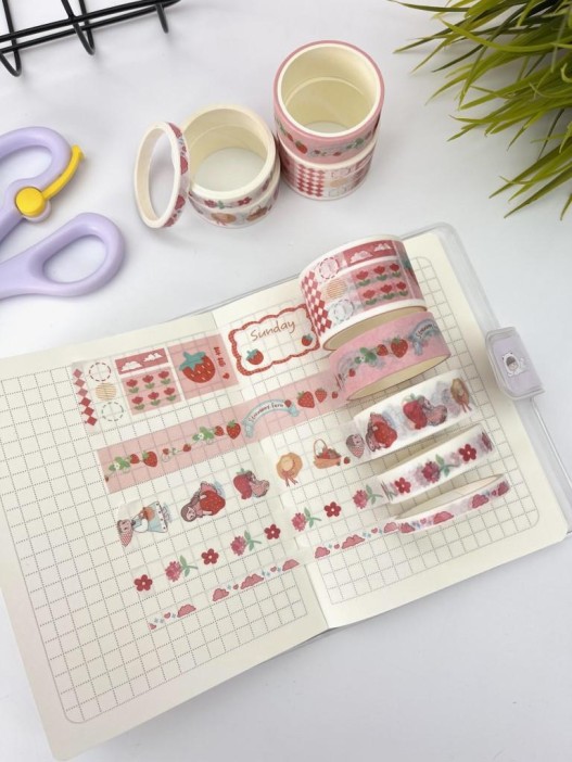 Набор декоративного скотча 10 шт. &quot;Food stories&quot;, girl 