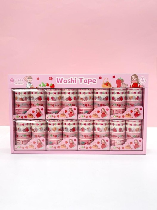 Набор декоративного скотча 10 шт. &quot;Food stories&quot;, girl 