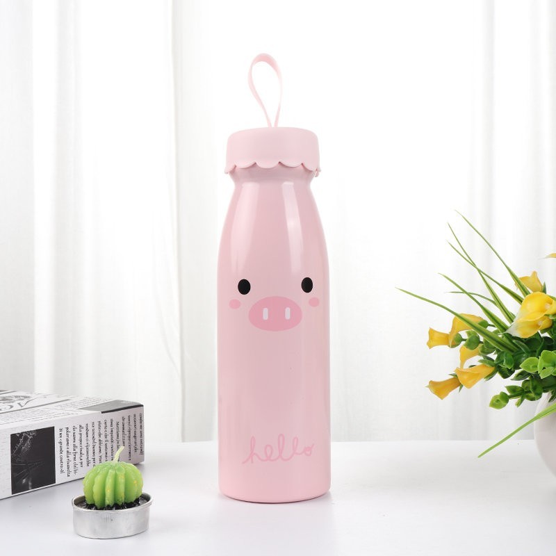Термос "CUTE piggy", pink (450 мл)