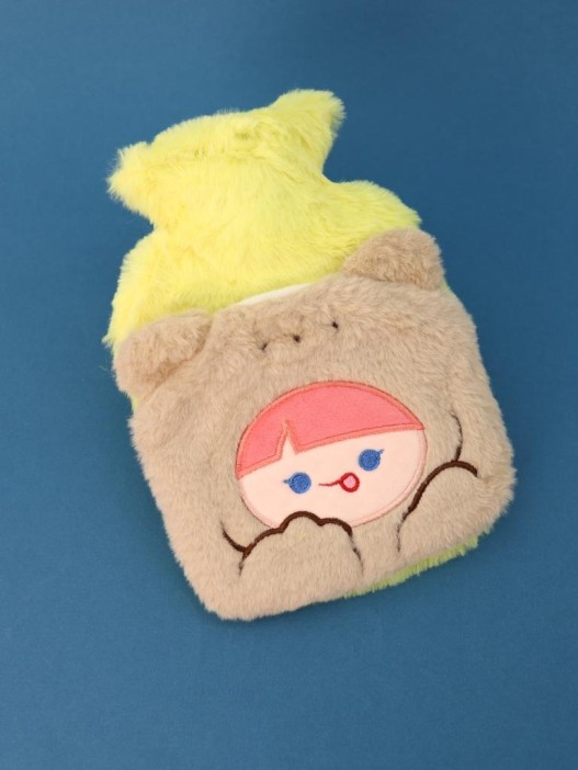 Грелка плюшевая &quot;Girl&quot;, 500 мл (21*15 см) 