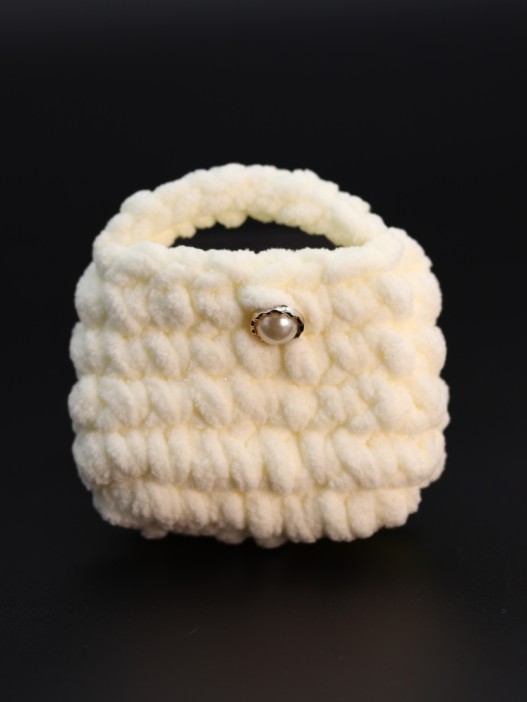 Сумочка для наушников &quot;Big mouth&quot;, yellow (11.5*9.5 см) 