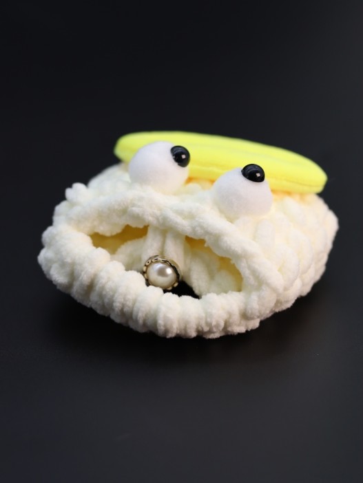 Сумочка для наушников &quot;Big mouth&quot;, yellow (11.5*9.5 см) 