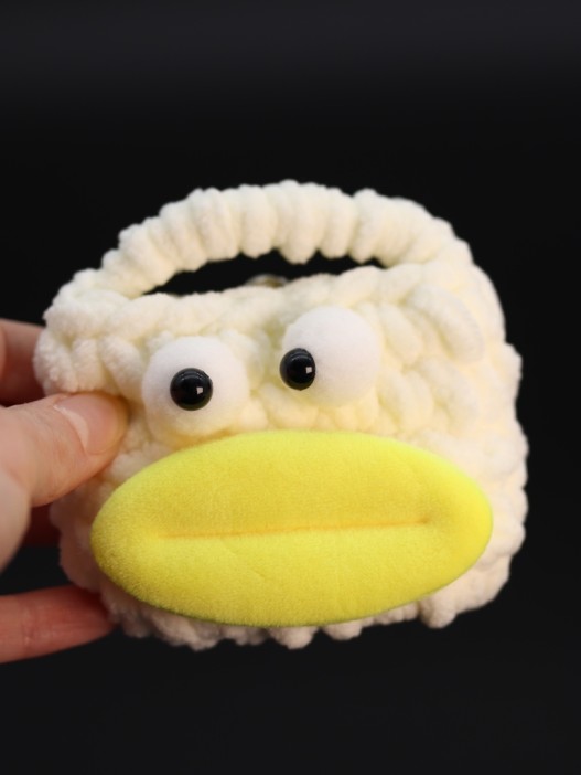 Сумочка для наушников &quot;Big mouth&quot;, yellow (11.5*9.5 см) 