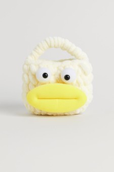 Сумочка для наушников "Big mouth", yellow (11.5*9.5 см)