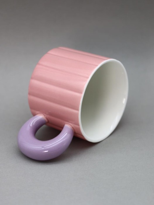 Кружка «Vertical movement», pink 