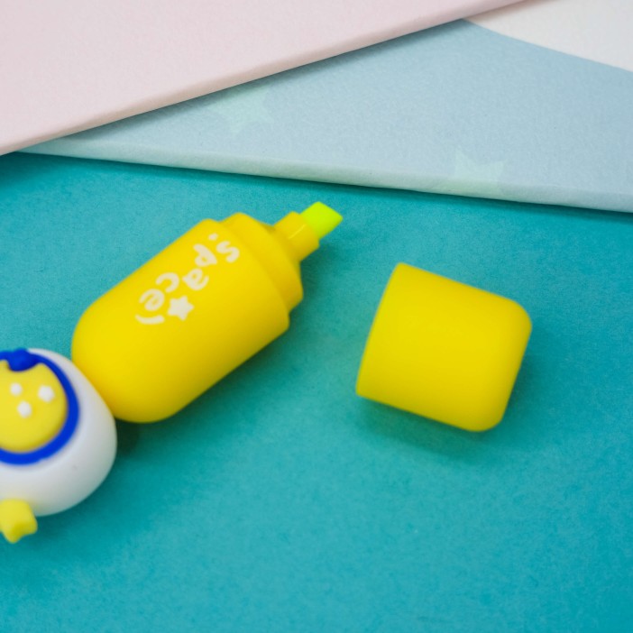 Маркер текстовыделитель "Hare astronaut", mix 