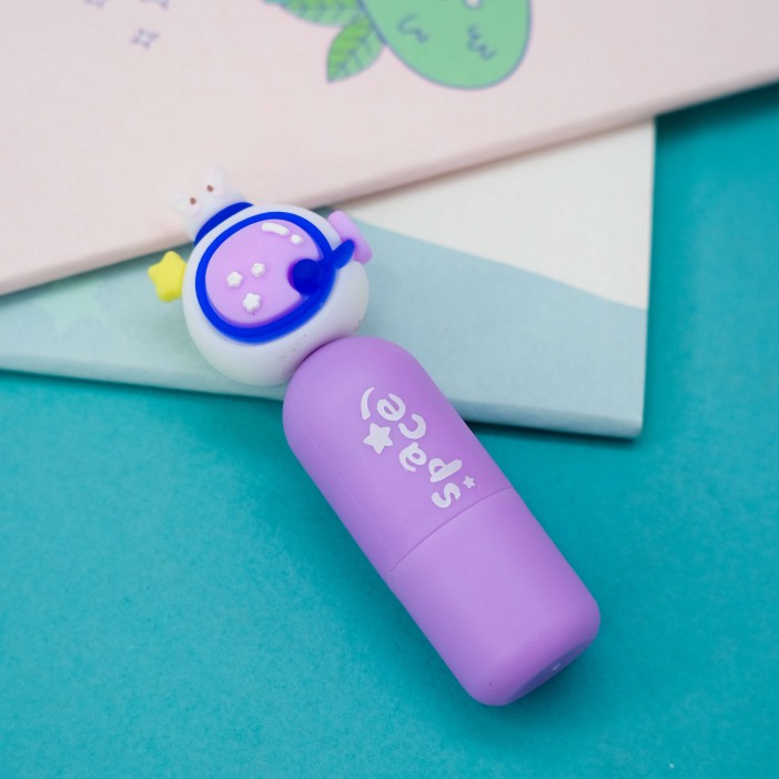 Маркер текстовыделитель "Hare astronaut", mix 