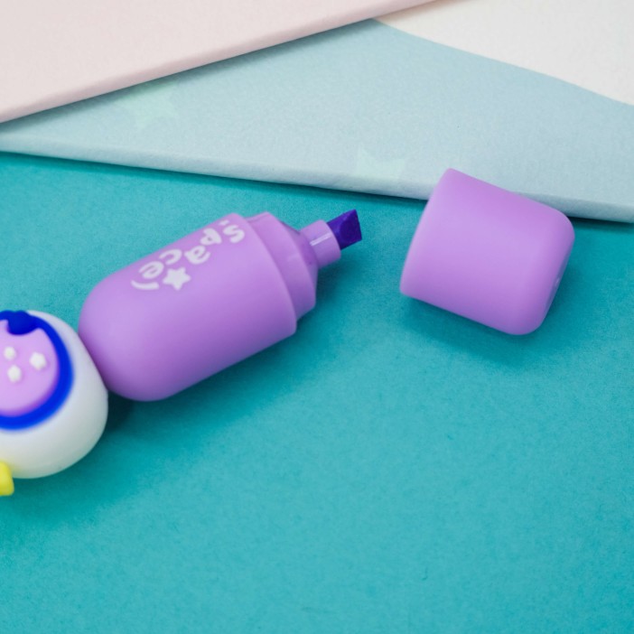 Маркер текстовыделитель "Hare astronaut", mix 