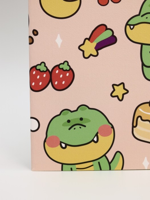 Блокнот (А5) &quot;Dino berries&quot;, orange (14.5*21) 