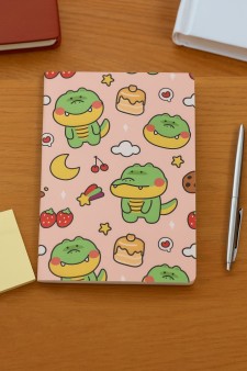 Блокнот (А5) "Dino berries", orange (14.5*21)