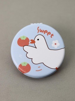 Зеркало "Sweet strawberry round", blue