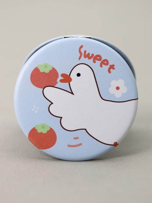 Зеркало "Sweet strawberry round", blue 