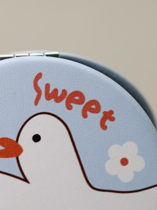 Зеркало "Sweet strawberry round", blue 