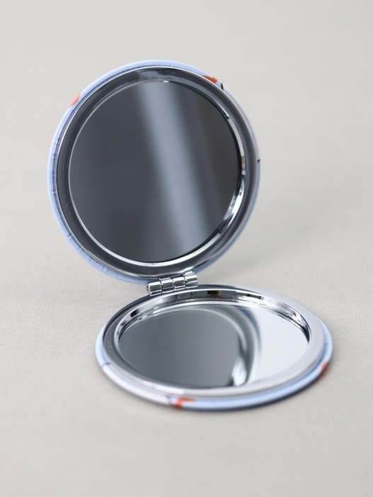 Зеркало "Sweet strawberry round", blue 