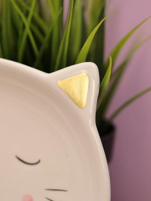 Тарелка керамическая «Cat plate», 19,5х15 см 