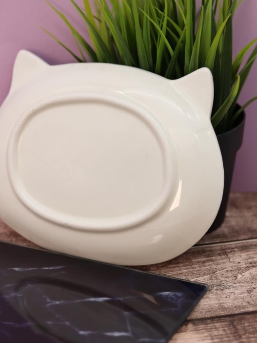 Тарелка керамическая «Cat plate», 19,5х15 см 