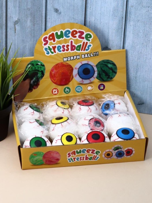 Мялка - антистресс «Squeeze eye», yellow 