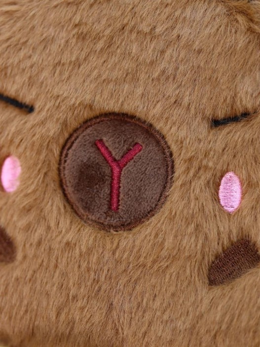 Сумочка плюшевая &quot;Little Capybara&quot;, brown (12*10 см) 