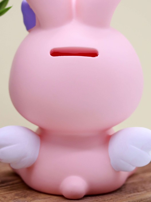 Копилка «Angel bunny», pink (18 см), пластик 