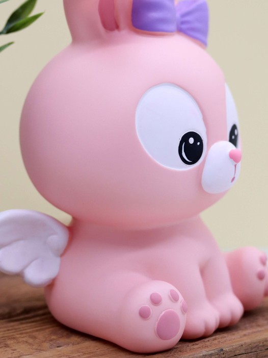 Копилка «Angel bunny», pink (18 см), пластик 