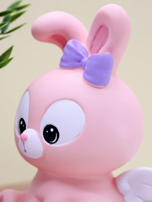 Копилка «Angel bunny», pink (18 см), пластик 