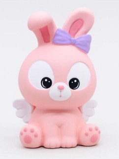 Копилка «Angel bunny», pink (18 см), пластик