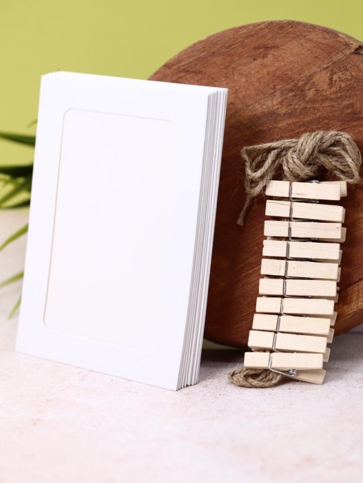 Крафтовые фоторамки «Classic», white, 9.8*13.2 см 