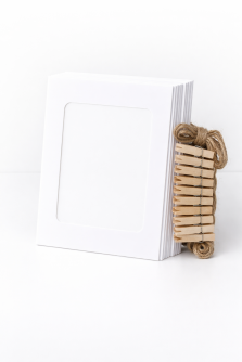 Крафтовые фоторамки «Classic», white, 9.8*13.2 см