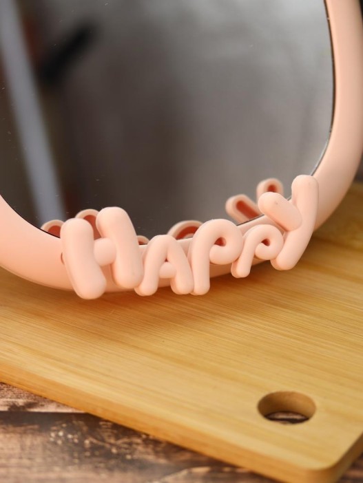 Зеркало настольное GIRLY &quot;Happy&quot;, pink 