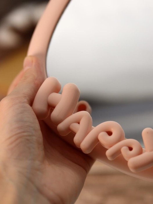 Зеркало настольное GIRLY &quot;Happy&quot;, pink 