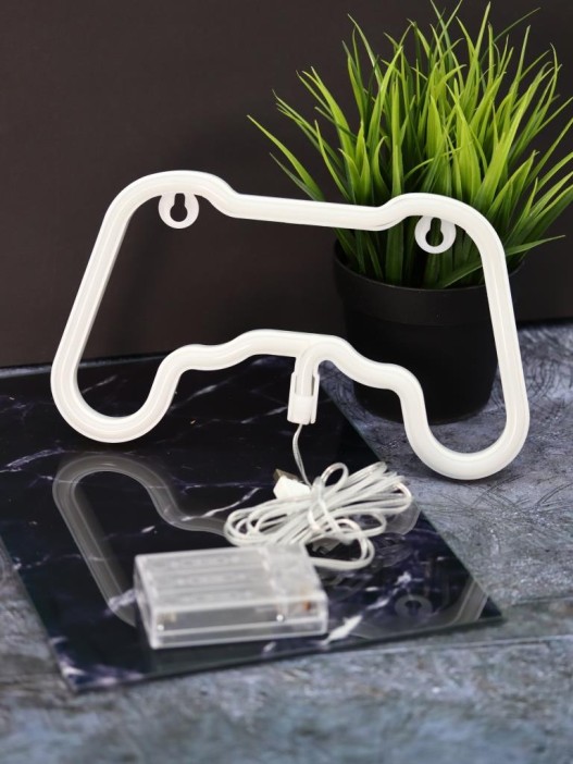 Неоновый подвесной ночник &quot;Final game&quot;, тёплое свечение (23,5*13,5 см) 