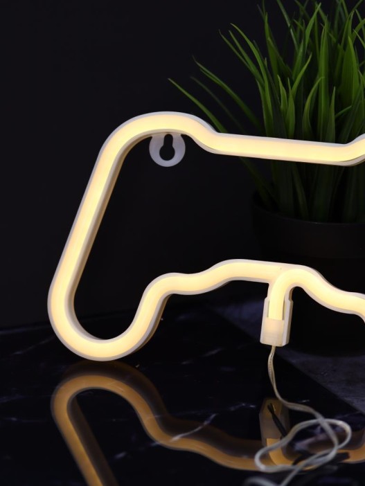 Неоновый подвесной ночник &quot;Final game&quot;, тёплое свечение (23,5*13,5 см) 