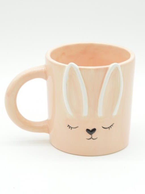 Кружка керамическая «Sleepy rabbit», pink 