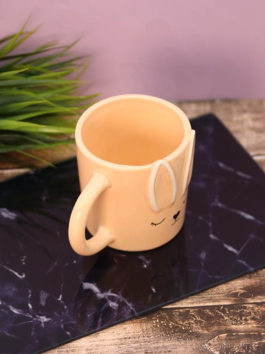 Кружка керамическая «Sleepy rabbit», pink 