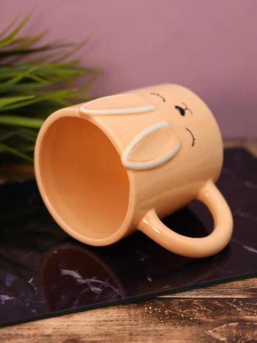 Кружка керамическая «Sleepy rabbit», pink 