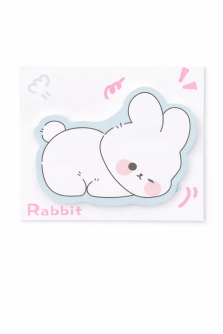 Блок-стикер для записи "Зайка мечтает", белый