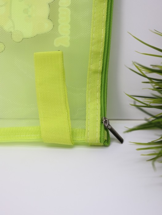 Пенал &quot;Shiba-inu yummy&quot;, green (11.6*19 см) 