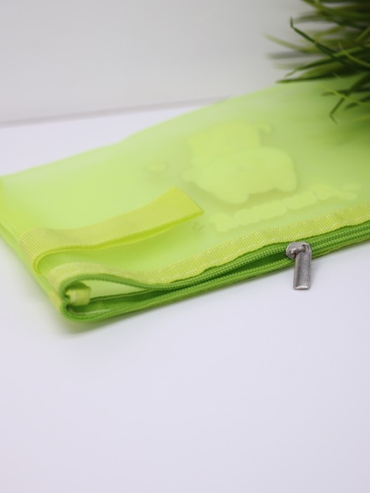 Пенал &quot;Shiba-inu yummy&quot;, green (11.6*19 см) 