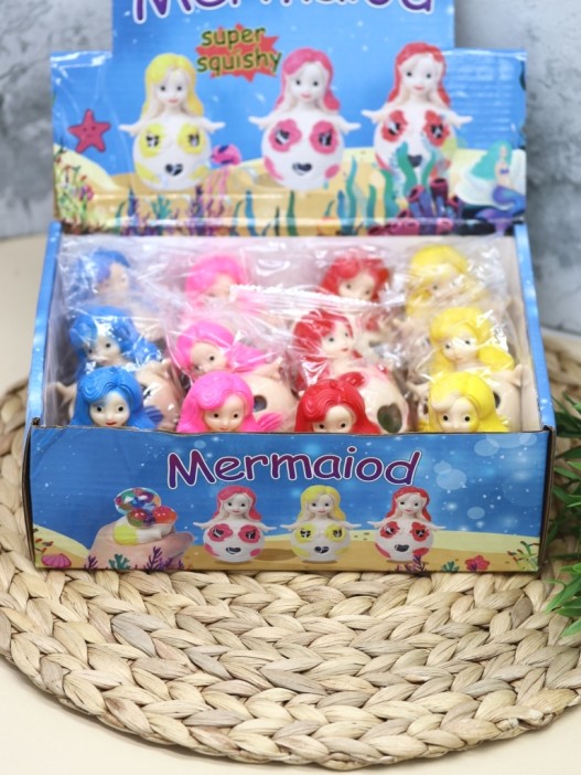 Мялка - антистресс «Mermaid», pink 