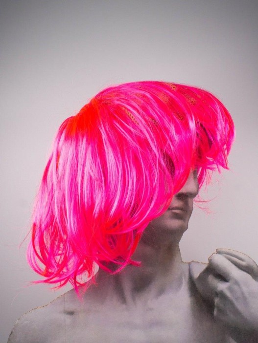 Парик карнавальный &quot;Fancy chic&quot;, pink (25 см) 